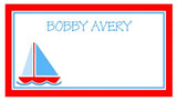 SAILBOAT PERSONALIZED GIFT OR CALLING CARDS