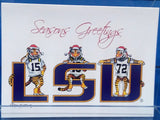 LSU CHRISTMAS TIGERS BOXED GREETING CARDS