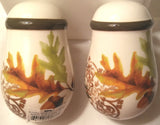 FALL LEAFS SALT AND PEPPER SHAKERS