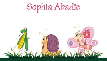 THE CUTEST BUGS PERSONALIZED GIFT OR CALLING CARDS