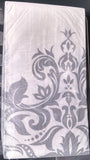 CASPARI SILVER FILIGREE PAPER GUEST TOWEL
