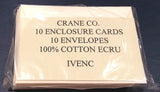 CRANE ENCLOSURE CARD AND ENVELOPE - 10 COUNT