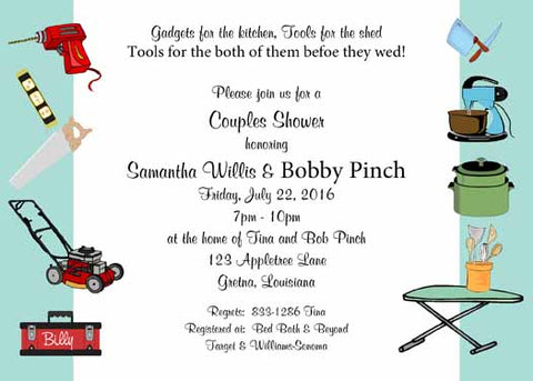 BANDS OF COUPLES GIFTS CUSTOM INVITATION