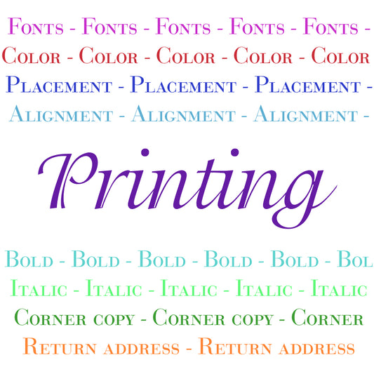 Quantity Print Address